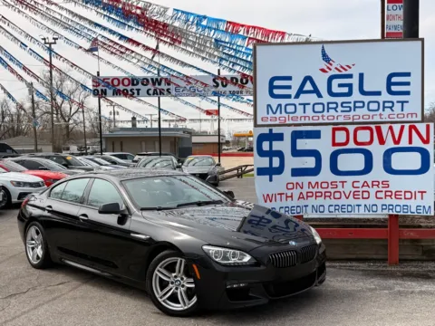 Photos of 2015 BMW 650 XI GRAN COUPE for sale in Hobart, IN at Eagle Motorsport Used Car Dealer Bad Credit Auto Finance Northwest Indiana