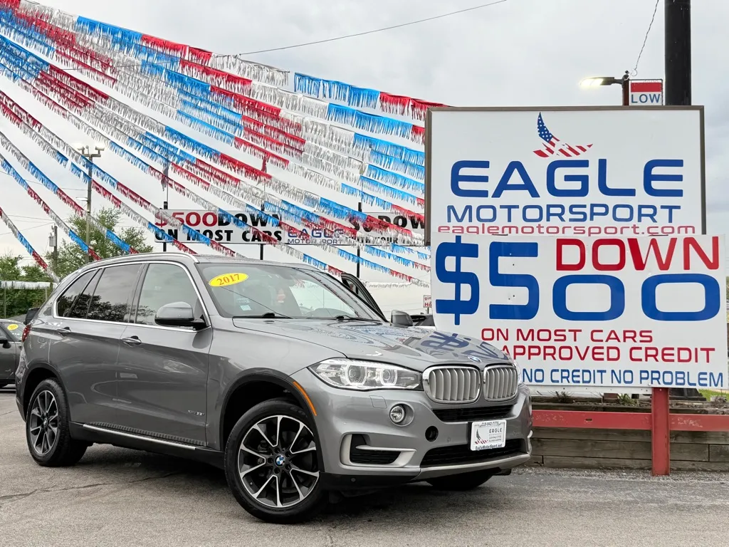 Gray 2017 BMW X5 XDRIVE35I for sale in Hobart, IN