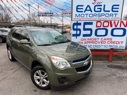 Another view of 2015 CHEVROLET EQUINOX LT for sale in Hobart, IN at Eagle Motorsport Used Car Dealer Bad Credit Auto Finance Northwest Indiana