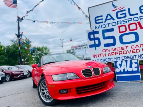 Another view of 2001 BMW Z3 3.0 for sale in Hobart, IN at Eagle Motorsport Used Car Dealer Bad Credit Auto Finance Northwest Indiana