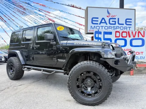 More photos of 2015 JEEP WRANGLER UNLIMI RUBICON at Eagle Motorsport Used Car Dealer Bad Credit Auto Finance Northwest Indiana, IN