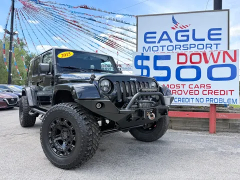More photos of 2015 JEEP WRANGLER UNLIMI RUBICON at Eagle Motorsport Used Car Dealer Bad Credit Auto Finance Northwest Indiana, IN