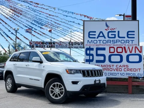 White 2018 JEEP GRAND CHEROKEE LAREDO for sale in Hobart, IN