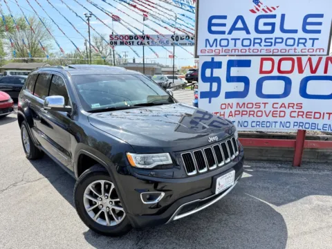 Another view of 2016 JEEP GRAND CHEROKEE LIMITED for sale in Hobart, IN at Eagle Motorsport Used Car Dealer Bad Credit Auto Finance Northwest Indiana