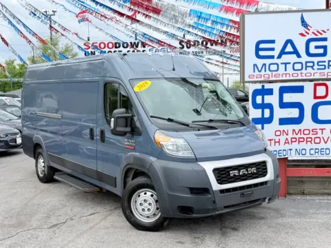 Photos of 2019 RAM PROMASTER 3500 3500 HIGH for sale in Hobart, IN at Eagle Motorsport Used Car Dealer Bad Credit Auto Finance Northwest Indiana