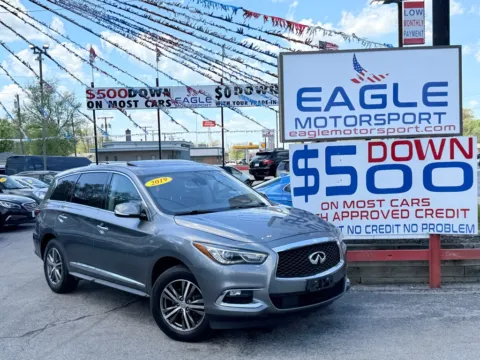 Photos of 2019 INFINITI QX60 LUXE for sale in Hobart, IN at Eagle Motorsport Used Car Dealer Bad Credit Auto Finance Northwest Indiana