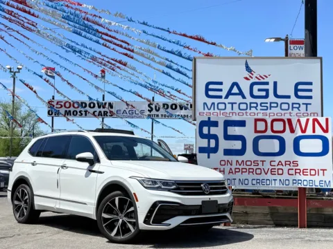 White 2022 VOLKSWAGEN TIGUAN SEL R-LINE for sale in Hobart, IN
