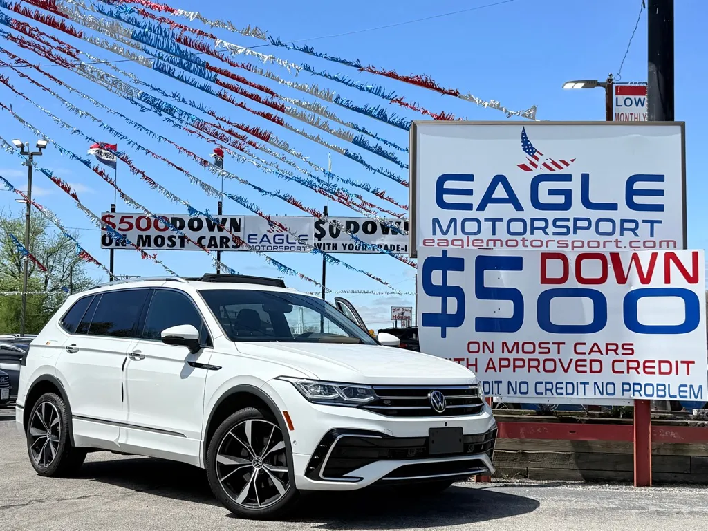 White 2022 VOLKSWAGEN TIGUAN SEL R-LINE for sale in Hobart, IN
