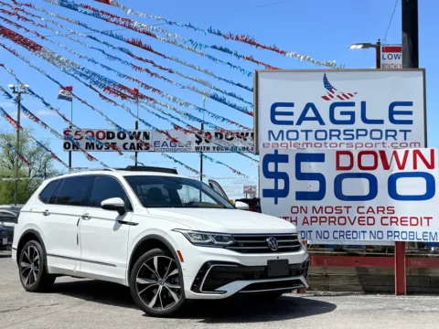 Photos of 2022 VOLKSWAGEN TIGUAN SEL R-LINE for sale in Hobart, IN at Eagle Motorsport Used Car Dealer Bad Credit Auto Finance Northwest Indiana