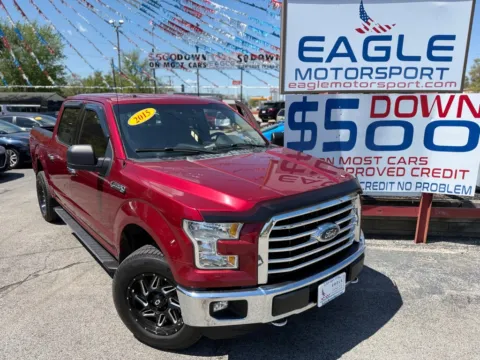 Another view of 2015 FORD F-150 SUPERCREW for sale in Hobart, IN at Eagle Motorsport Used Car Dealer Bad Credit Auto Finance Northwest Indiana