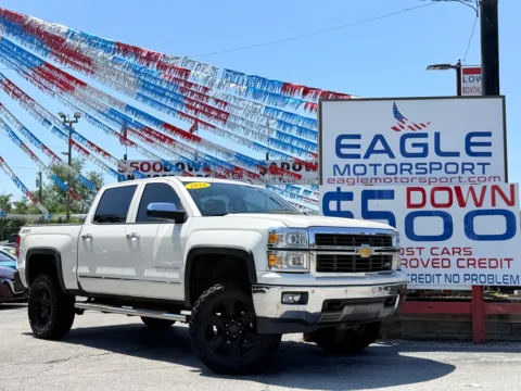 White 2014 CHEVROLET SILVERADO 1500 LTZ for sale in Hobart, IN