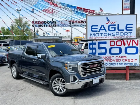 Photos of 2019 GMC SIERRA 1500 SLT for sale in Hobart, IN at Eagle Motorsport Used Car Dealer Bad Credit Auto Finance Northwest Indiana