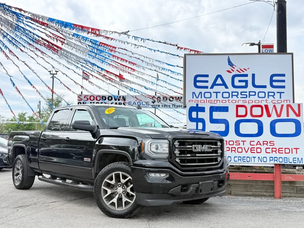 Black 2018 GMC SIERRA 1500 SLT for sale in Hobart, IN
