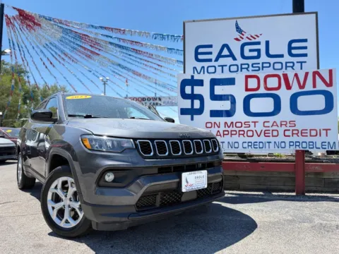 Another view of 2024 JEEP COMPASS LATITUDE for sale in Hobart, IN at Eagle Motorsport Used Car Dealer Bad Credit Auto Finance Northwest Indiana