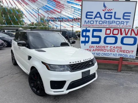 Another view of 2018 LAND ROVER RANGE ROVER SPO AUTOBIOGRAPHY DYNAMIC for sale in Hobart, IN at Eagle Motorsport Used Car Dealer Bad Credit Auto Finance Northwest Indiana