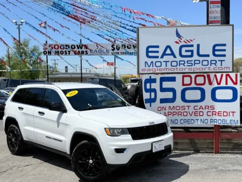 Photos of 2021 JEEP GRAND CHEROKEE LAREDO for sale in Hobart, IN at Eagle Motorsport Used Car Dealer Bad Credit Auto Finance Northwest Indiana