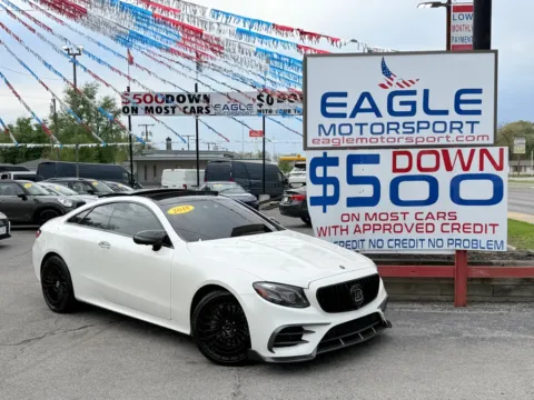 Another view of 2018 MERCEDES-BENZ E-CLASS E400 4MATIC AMG Line for sale in Hobart, IN at Eagle Motorsport Used Car Dealer Bad Credit Auto Finance Northwest Indiana