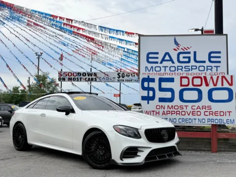 Photos of 2018 MERCEDES-BENZ E-CLASS E400 4MATIC AMG Line for sale in Hobart, IN at Eagle Motorsport Used Car Dealer Bad Credit Auto Finance Northwest Indiana