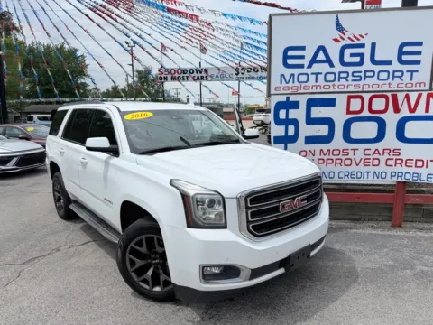 Another view of 2016 GMC YUKON SLT for sale in Hobart, IN at Eagle Motorsport Used Car Dealer Bad Credit Auto Finance Northwest Indiana