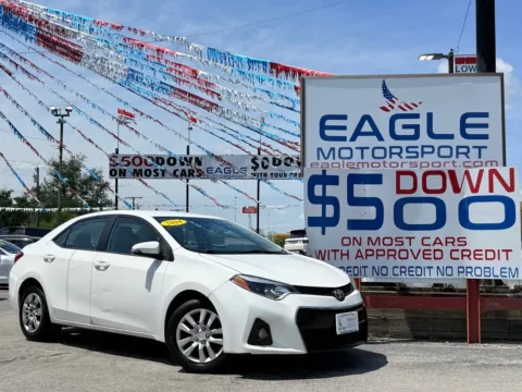 White 2014 TOYOTA COROLLA L for sale in Hobart, IN