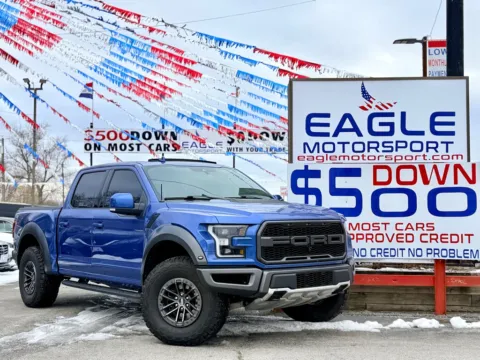 Blue 2019 FORD F-150 RAPTOR for sale in Hobart, IN