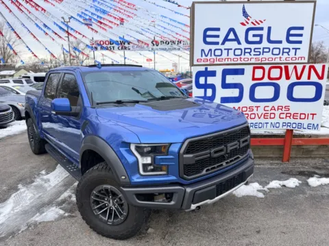 More photos of 2019 FORD F-150 RAPTOR at Eagle Motorsport Used Car Dealer Bad Credit Auto Finance Northwest Indiana, IN