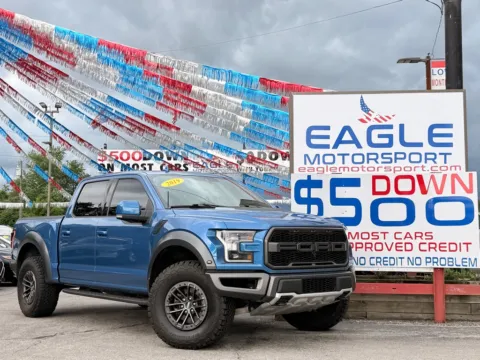 Blue 2019 FORD F-150 RAPTOR for sale in Hobart, IN
