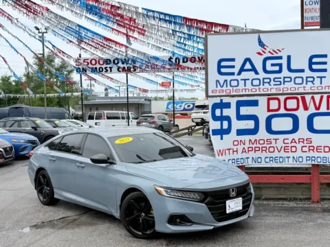 Photos of 2021 HONDA ACCORD SPORT SPECIAL EDITION for sale in Hobart, IN at Eagle Motorsport Used Car Dealer Bad Credit Auto Finance Northwest Indiana