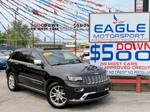 Photos of 2014 JEEP GRAND CHEROKEE SUMMIT for sale in Hobart, IN at Eagle Motorsport Used Car Dealer Bad Credit Auto Finance Northwest Indiana