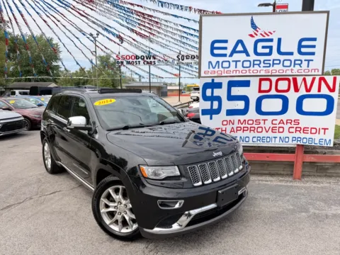 Another view of 2014 JEEP GRAND CHEROKEE SUMMIT for sale in Hobart, IN at Eagle Motorsport Used Car Dealer Bad Credit Auto Finance Northwest Indiana