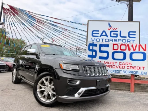 More photos of 2014 JEEP GRAND CHEROKEE SUMMIT at Eagle Motorsport Used Car Dealer Bad Credit Auto Finance Northwest Indiana, IN