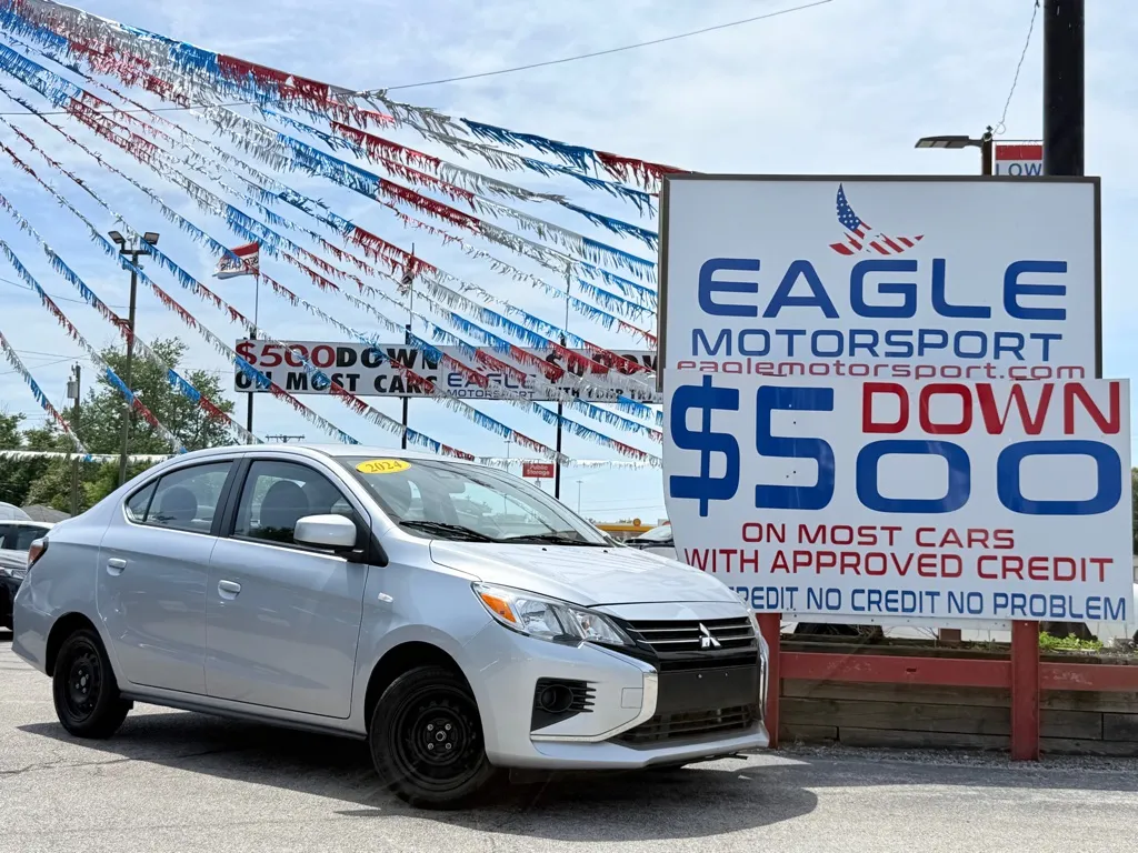 Silver 2024 MITSUBISHI MIRAGE G4 ES for sale in Hobart, IN