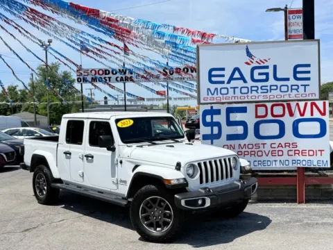 Photos of 2023 JEEP GLADIATOR OVERLAND for sale in Hobart, IN at Eagle Motorsport Used Car Dealer Bad Credit Auto Finance Northwest Indiana