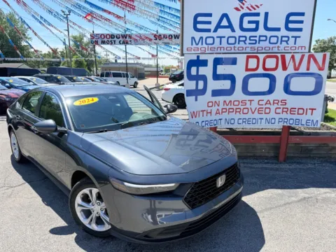 More photos of 2024 HONDA ACCORD LX at Eagle Motorsport Used Car Dealer Bad Credit Auto Finance Northwest Indiana, IN