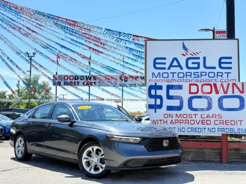 Photos of 2024 HONDA ACCORD LX for sale in Hobart, IN at Eagle Motorsport Used Car Dealer Bad Credit Auto Finance Northwest Indiana