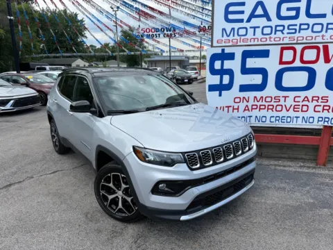 Another view of 2024 JEEP COMPASS LIMITED for sale in Hobart, IN at Eagle Motorsport Used Car Dealer Bad Credit Auto Finance Northwest Indiana