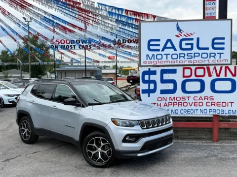 Photos of 2024 JEEP COMPASS LIMITED for sale in Hobart, IN at Eagle Motorsport Used Car Dealer Bad Credit Auto Finance Northwest Indiana