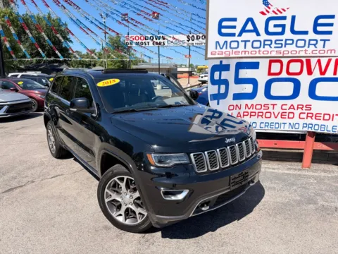 Another view of 2018 JEEP GRAND CHEROKEE LIMITED for sale in Hobart, IN at Eagle Motorsport Used Car Dealer Bad Credit Auto Finance Northwest Indiana