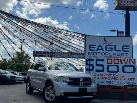 Silver 2013 DODGE DURANGO CREW for sale in Hobart, IN