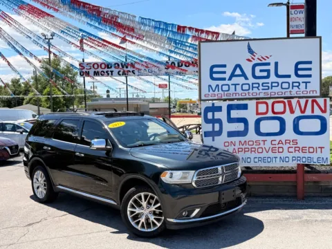 Photos of 2015 DODGE DURANGO CITADEL for sale in Hobart, IN at Eagle Motorsport Used Car Dealer Bad Credit Auto Finance Northwest Indiana