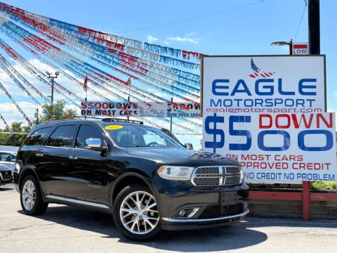 Gray 2015 DODGE DURANGO CITADEL for sale in Hobart, IN
