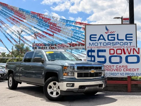 Blue 2014 CHEVROLET SILVERADO 1500 LT for sale in Hobart, IN