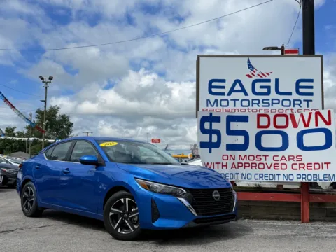 Blue 2025 NISSAN SENTRA SV for sale in Hobart, IN