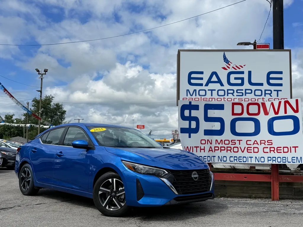 Blue 2025 NISSAN SENTRA SV for sale in Hobart, IN