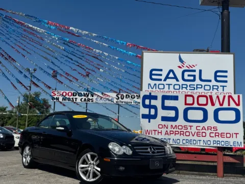 Black 2006 MERCEDES-BENZ CLK 350 for sale in Hobart, IN
