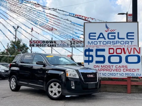 Black 2014 GMC TERRAIN SLE for sale in Hobart, IN