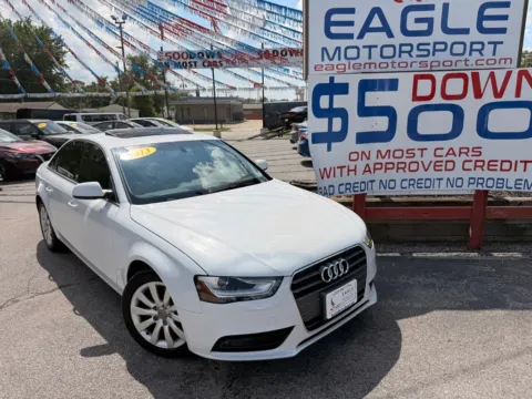 Another view of 2013 AUDI A4 PREMIUM for sale in Hobart, IN at Eagle Motorsport Used Car Dealer Bad Credit Auto Finance Northwest Indiana