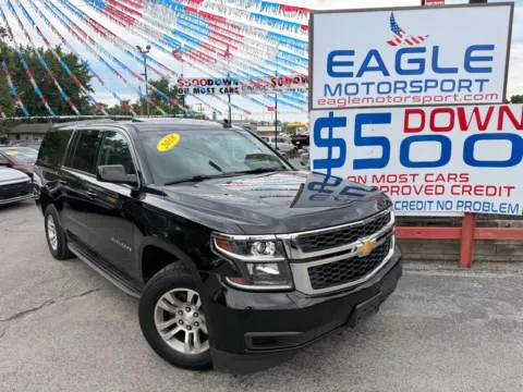 Another view of 2018 CHEVROLET SUBURBAN 1500 LT for sale in Hobart, IN at Eagle Motorsport Used Car Dealer Bad Credit Auto Finance Northwest Indiana