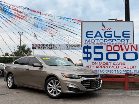 Gray 2022 CHEVROLET MALIBU LT for sale in Hobart, IN