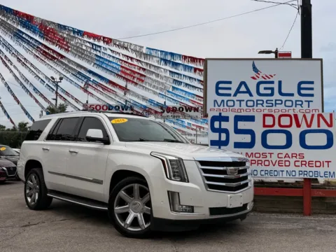 White 2018 CADILLAC ESCALADE LUXURY for sale in Hobart, IN